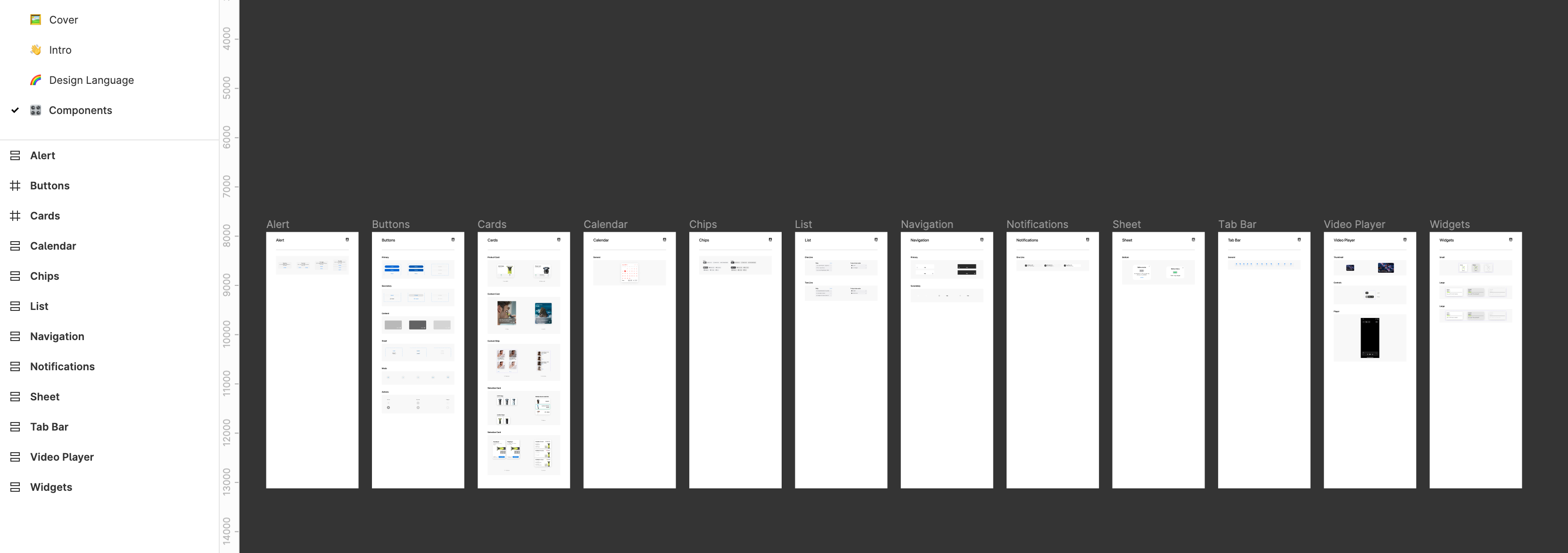 Native-led mobile design system components for Daily Care